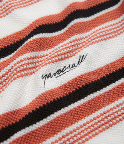 Yardsale Mirage Knit Sweatshirt - Orange / White