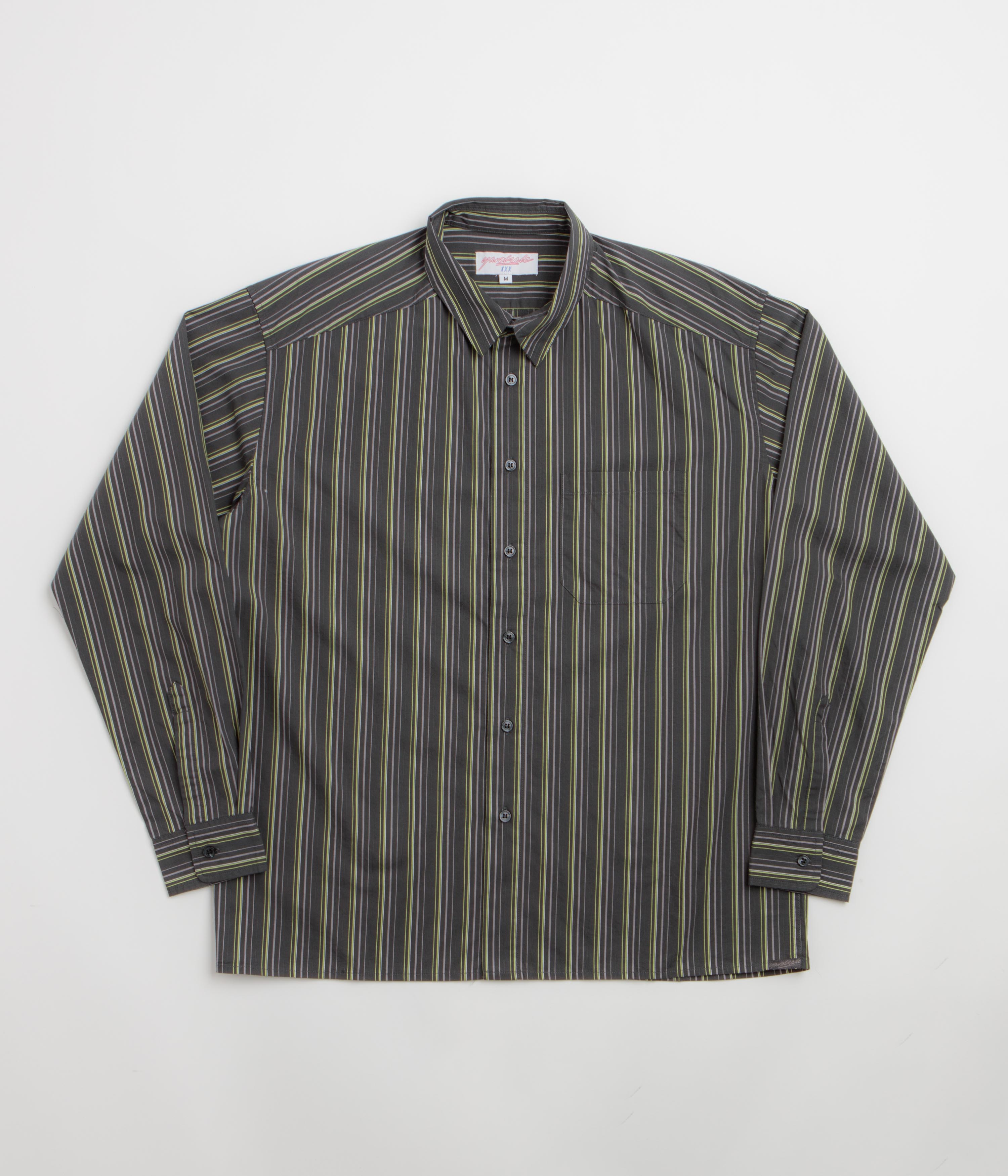 Yardsale Nightline Stripe Shirt - Grey