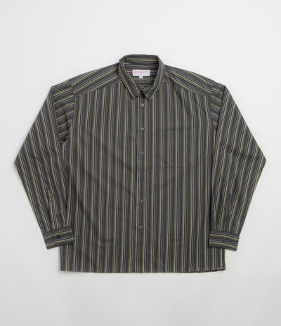 Yardsale Nightline Stripe Shirt - Grey