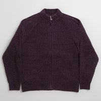Yardsale Phantasy Chenille Full Zip Sweatshirt - Purple thumbnail