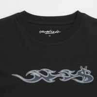Yardsale Phantasy Flame T-Shirt - Black thumbnail