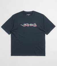 Yardsale Phantasy Flame T-Shirt in Navy