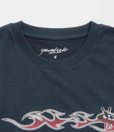 Yardsale Phantasy Flame T-Shirt - Navy