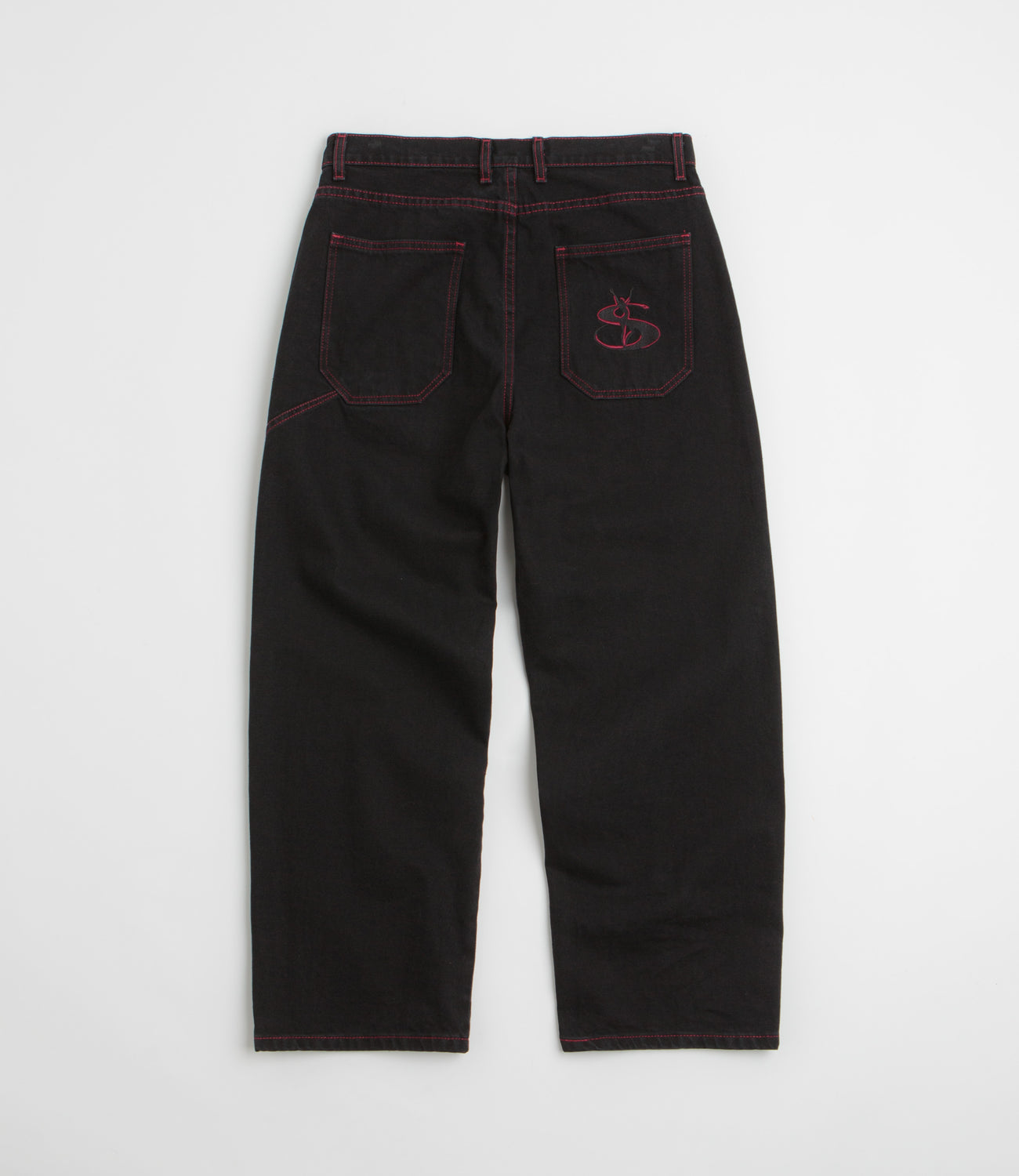 Yardsale Phantasy Jeans - Black / Red | Flatspot