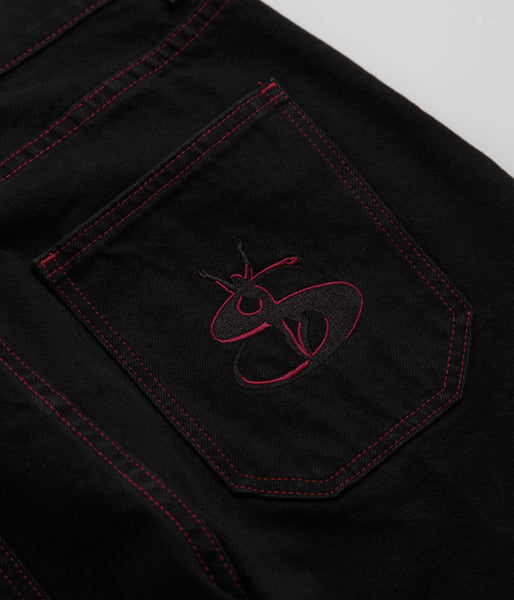 Yardsale Phantasy Jeans - Black / Red | flatspot