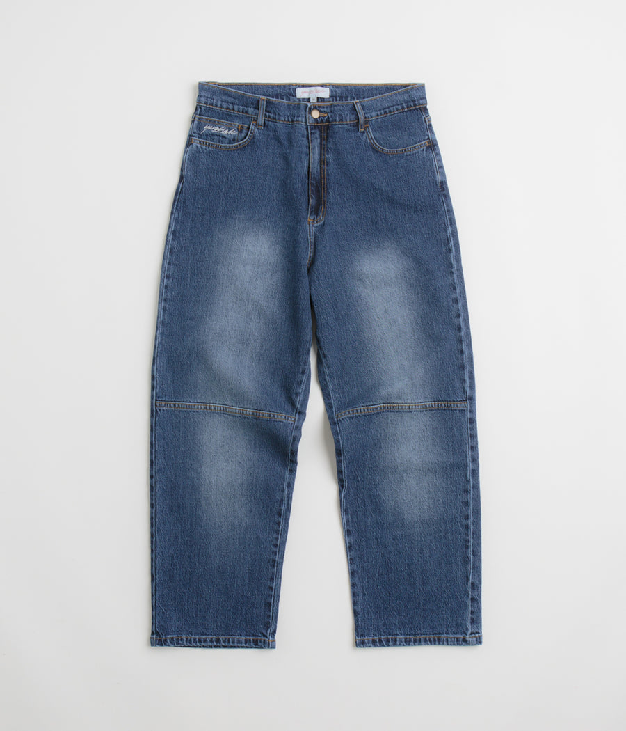 Yardsale Phantasy Panel Jeans in Denim and Faded