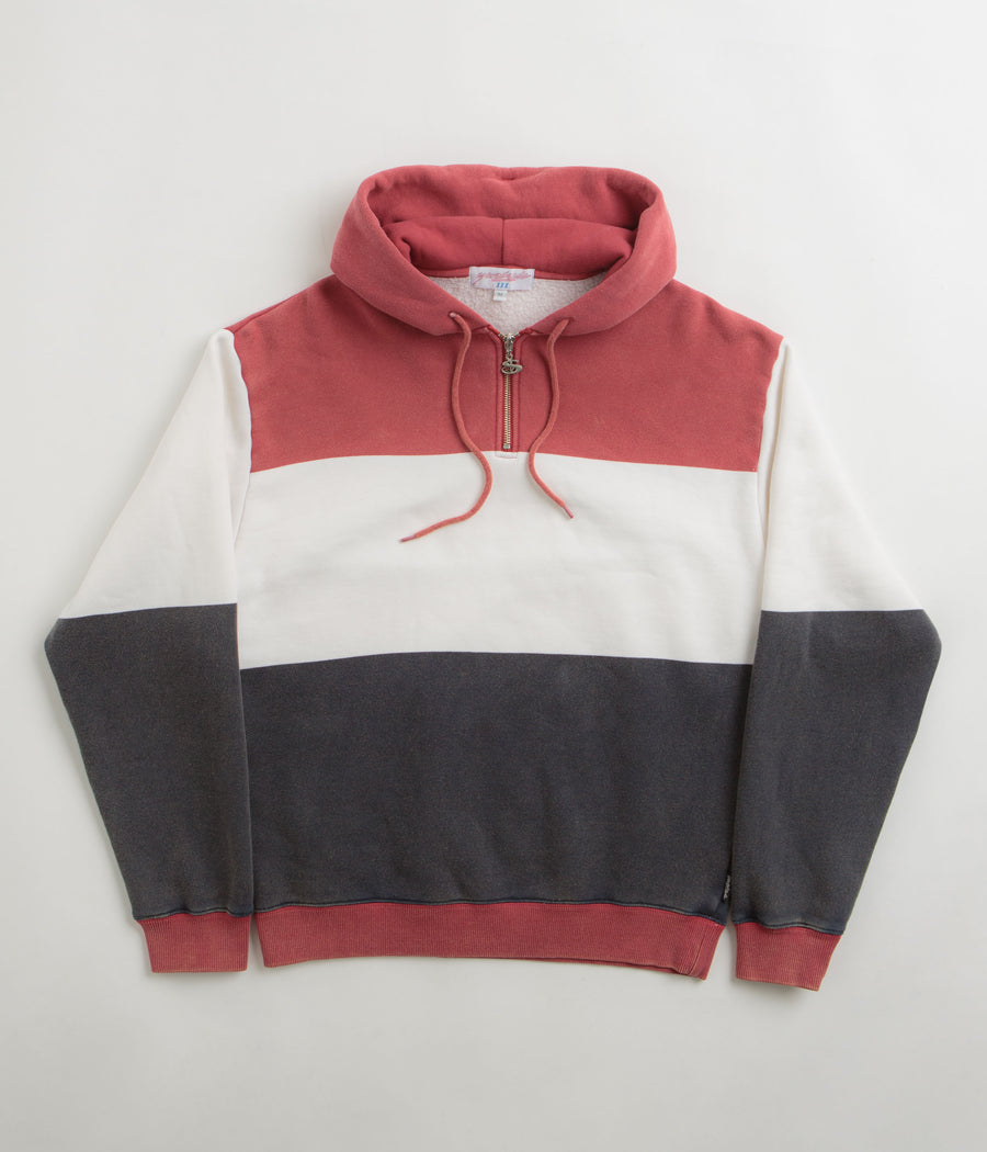 Yardsale Phantasy Quarter Zip hoodie SF7090 - Red / White / Navy