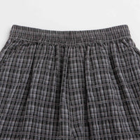 Yardsale Plaid Cargo Shorts in Black and Grey thumbnail