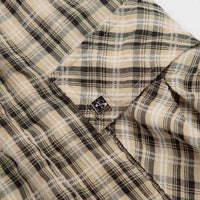 Yardsale Plaid Cargo Shorts in Cream and Black thumbnail