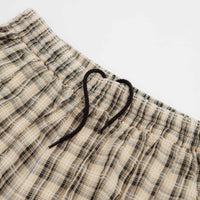 Yardsale Plaid Cargo Shorts in Cream and Black thumbnail