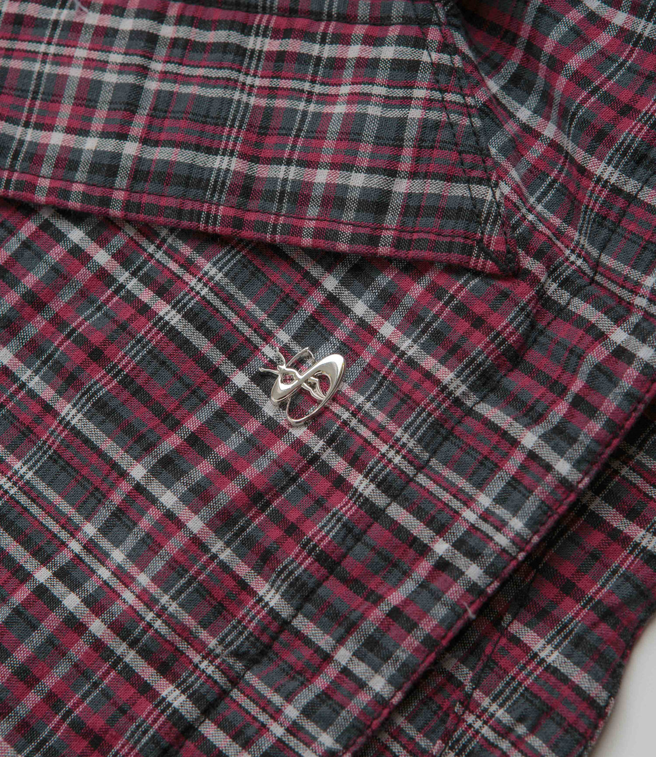 Yardsale Plaid Pullover Jacket - Black / Red - Order by 3pm