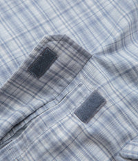 Yardsale Plaid Pullover Jacket - Blue / White | Flatspot