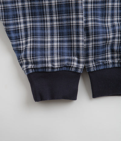 Yardsale Reversible Flannel Hoodie - Blue | Flatspot