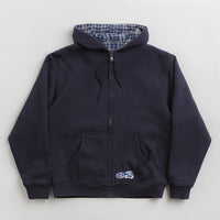 Yardsale Reversible Flannel Hoodie in Blue thumbnail