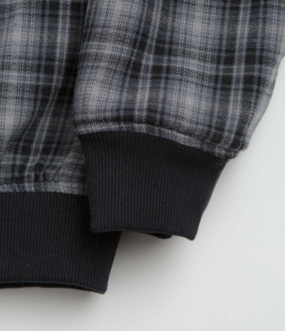 Yardsale Reversible Flannel Hoodie - Blue / Blue