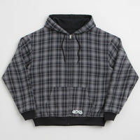 Yardsale Reversible Flannel Hoodie - Blue / Blue thumbnail