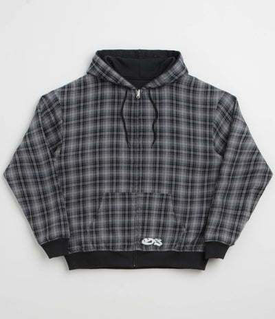 Yardsale Reversible Flannel Hoodie - Blue / Blue