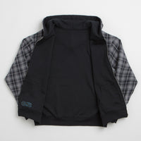 Yardsale Reversible Flannel Hoodie - Blue / Blue thumbnail
