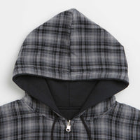 Yardsale Reversible Flannel Hoodie - Blue / Blue thumbnail