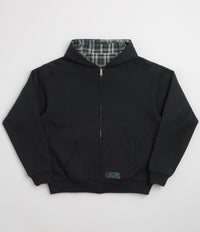 Yardsale Reversible Flannel Full Zip Hoodie - Green | flatspot