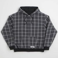Yardsale Reversible Flannel Hoodie - Grey thumbnail