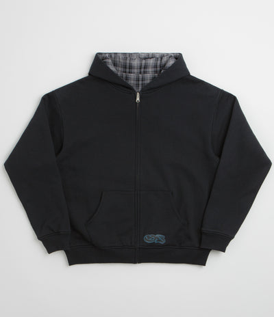 Yardsale Reversible Flannel Hoodie - Grey