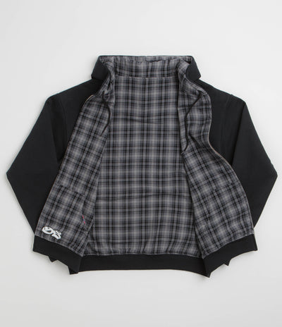 Yardsale Reversible Flannel Hoodie - Grey