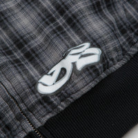 Yardsale Reversible Flannel Hoodie - Grey thumbnail