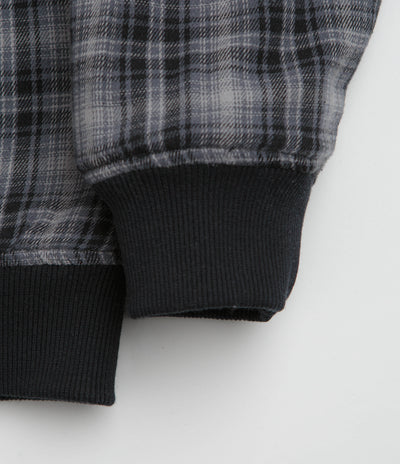 Yardsale Reversible Flannel Hoodie - Grey