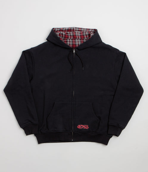 Yardsale Reversible Flannel Hoodie - Red / Black