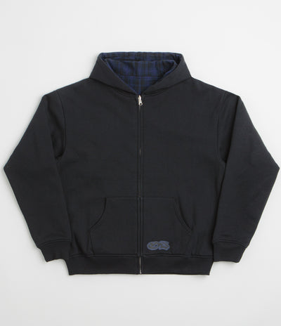 Yardsale Reversible Hoodie - Black / Indigo