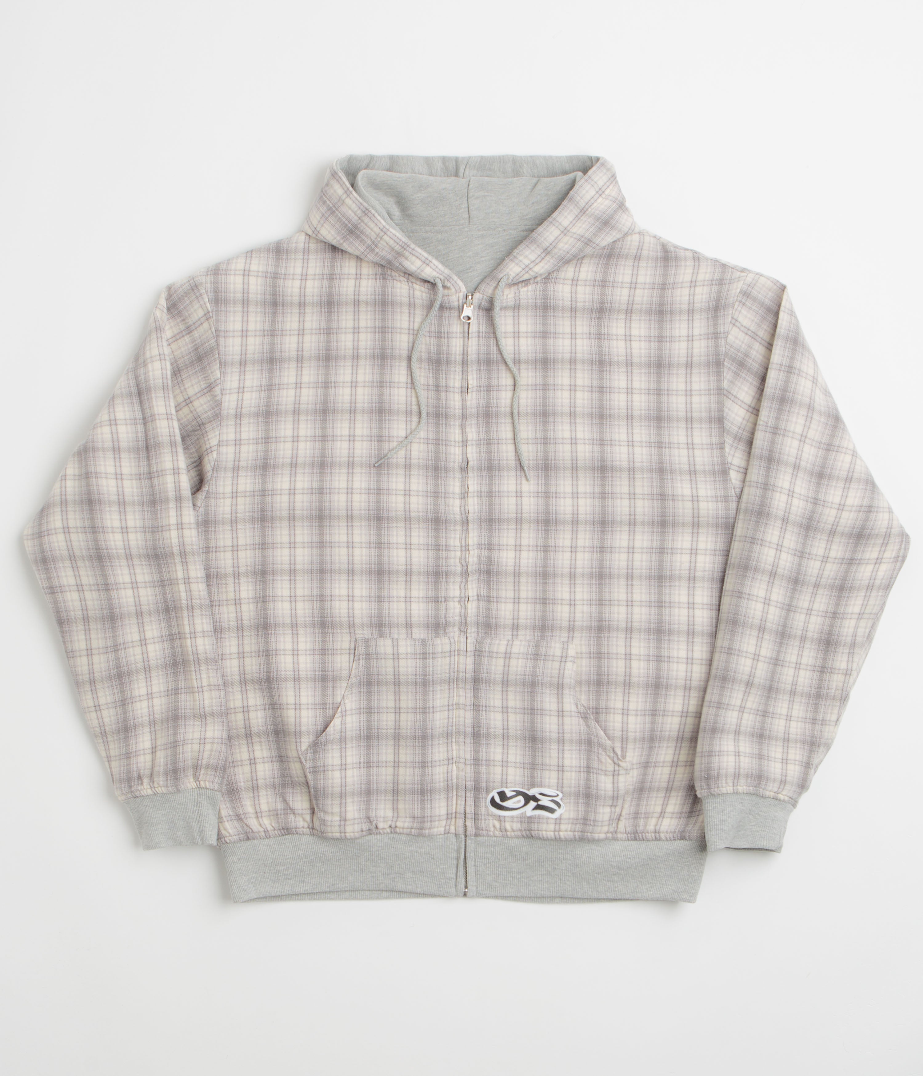 Yardsale Reversible Hoodie in Grey and Stone