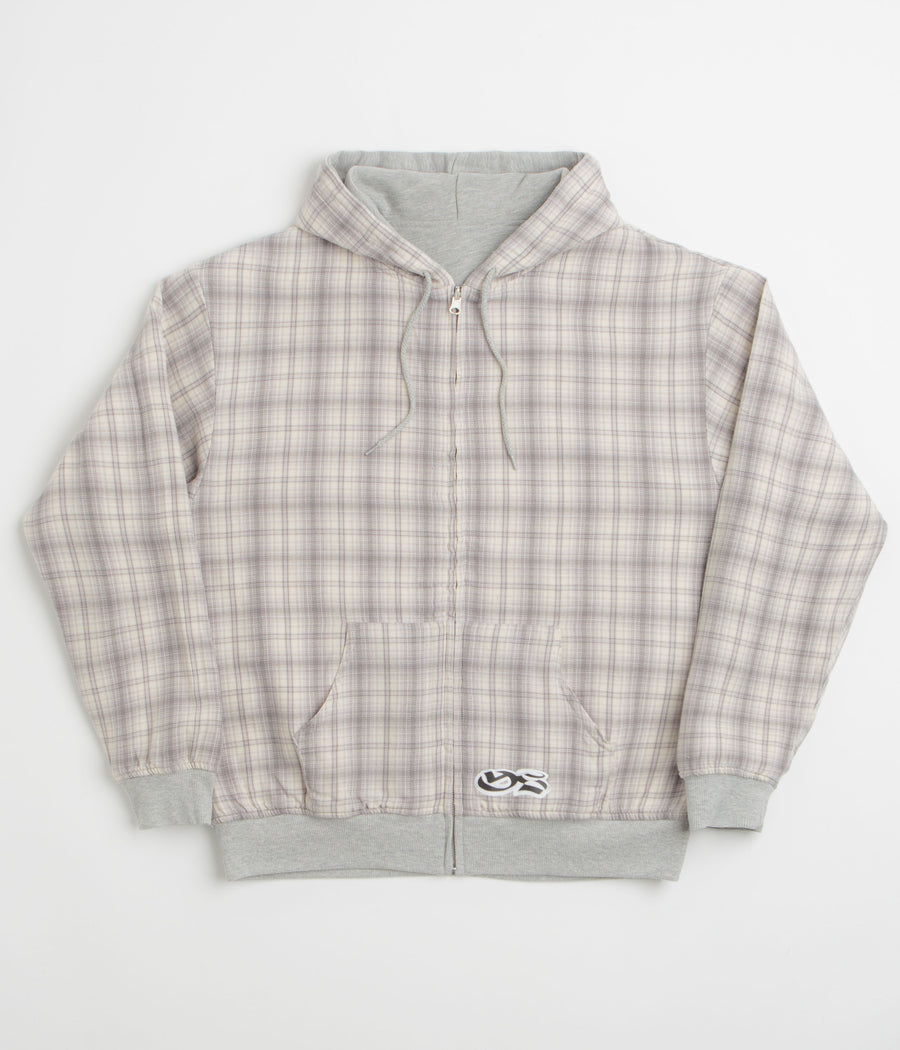 Yardsale Reversible Hoodie in Grey and Stone