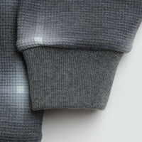 Yardsale Reversible Thermal Hoodie in Black and Charcoal thumbnail