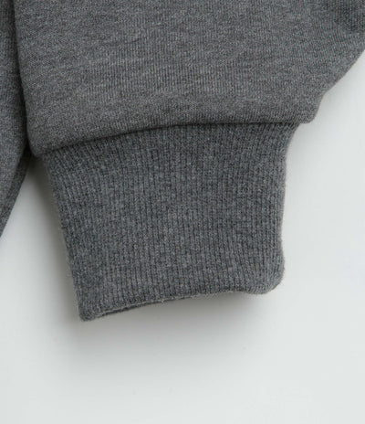 Yardsale Reversible Thermal Hoodie in Black and Charcoal