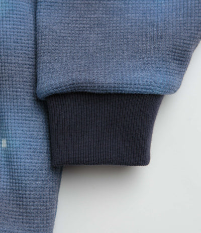 Yardsale Reversible Thermal Hoodie in Navy and Navy