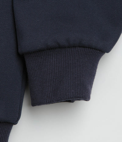 Yardsale Reversible Thermal Hoodie in Navy and Navy