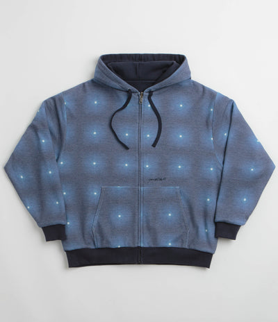 Yardsale Reversible Thermal Hoodie in Navy and Navy