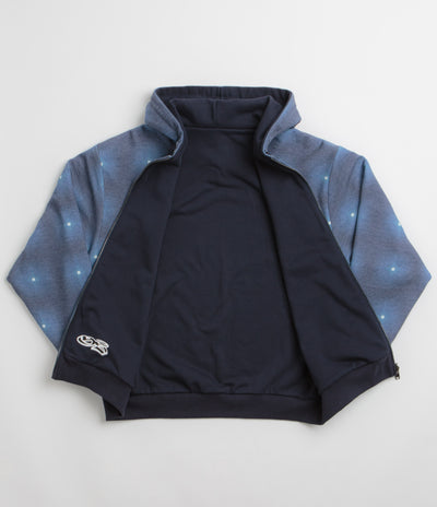 Yardsale Reversible Thermal Hoodie in Navy and Navy