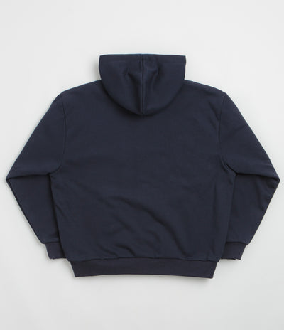 Yardsale Reversible Thermal Hoodie in Navy and Navy