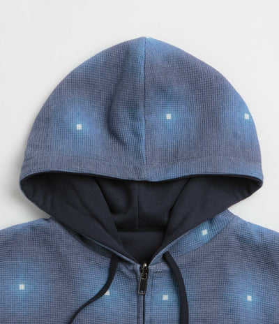 Yardsale Reversible Thermal Hoodie in Navy and Navy