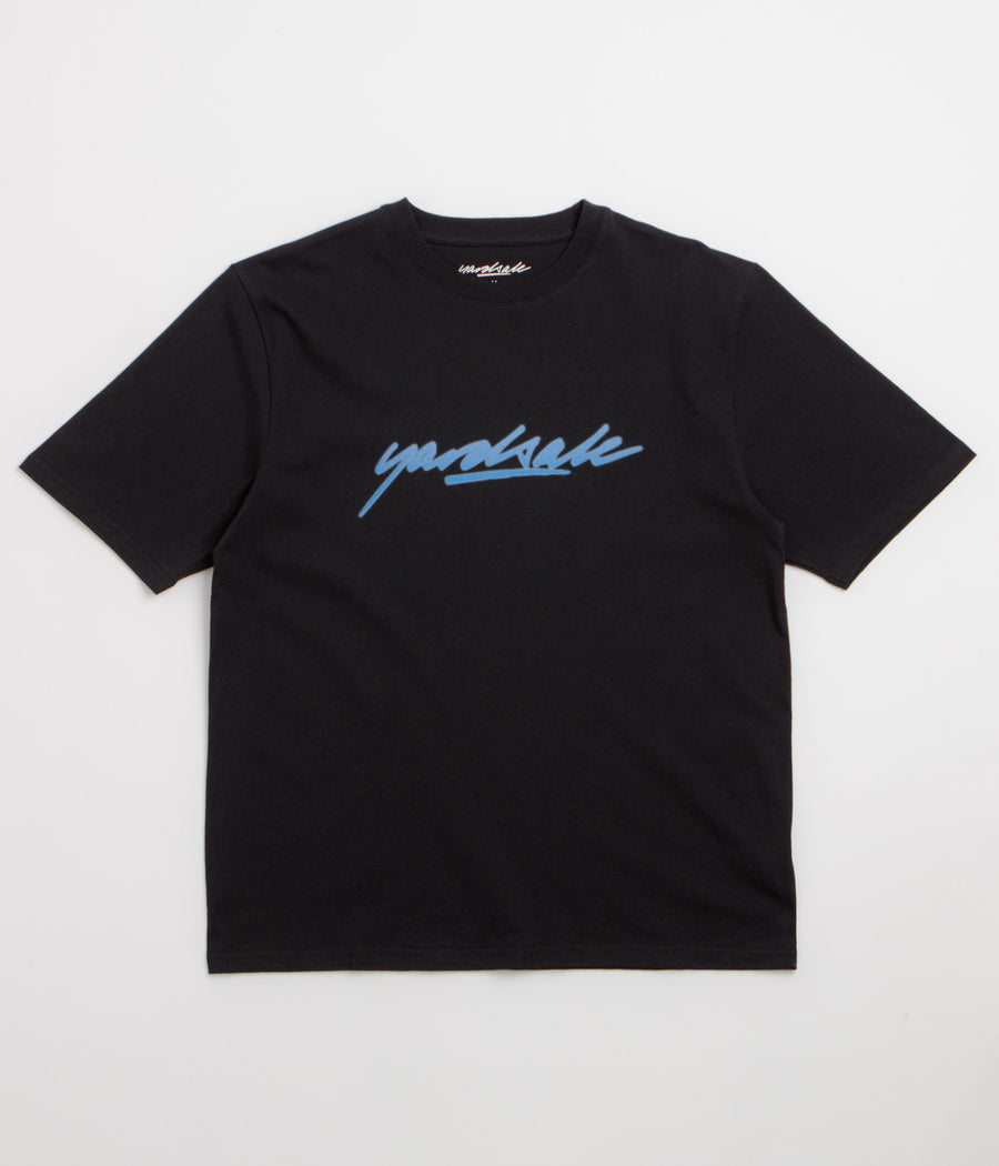 Yardsale Script T-Shirt - Black / Blue