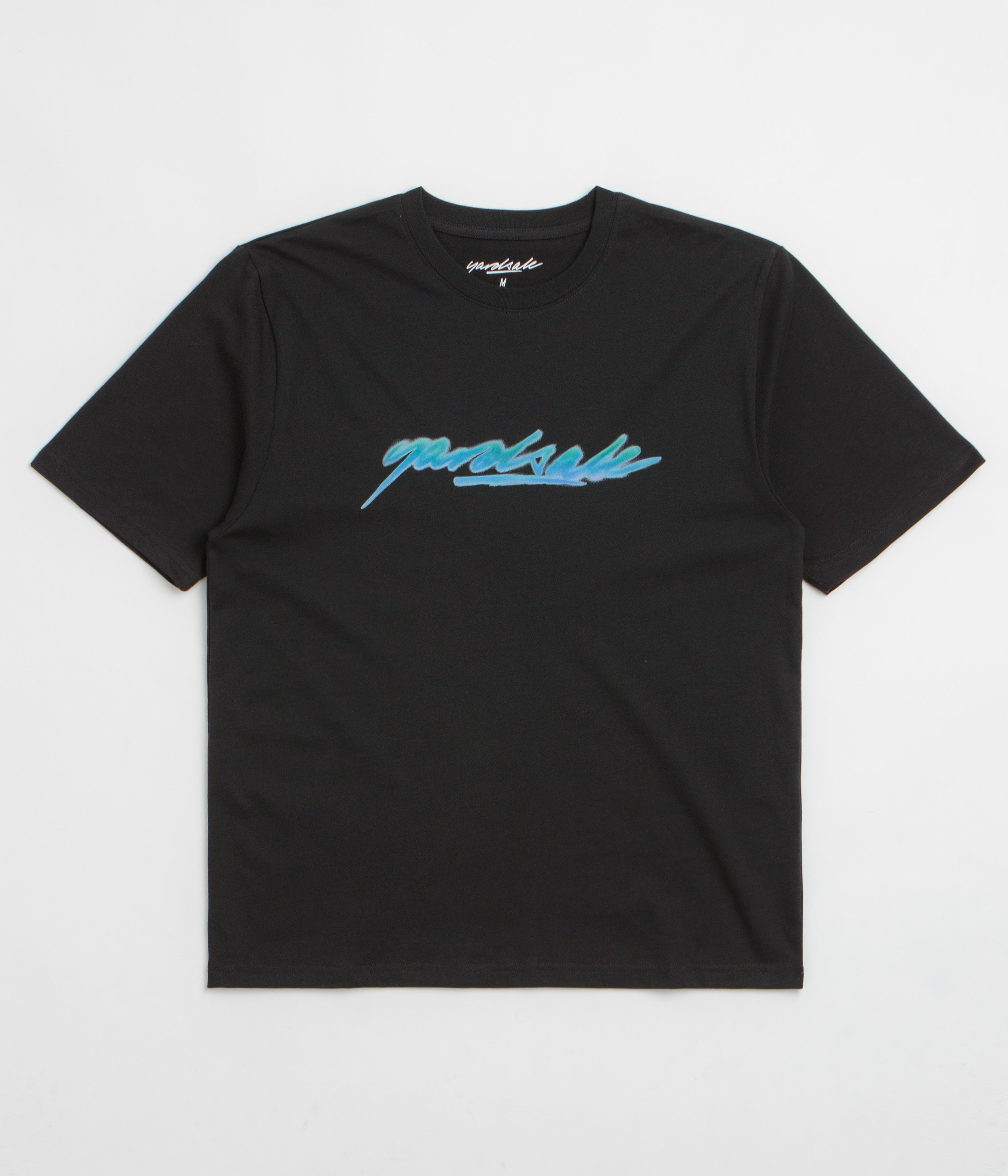 Yardsale Script Spray T-Shirt in Black
