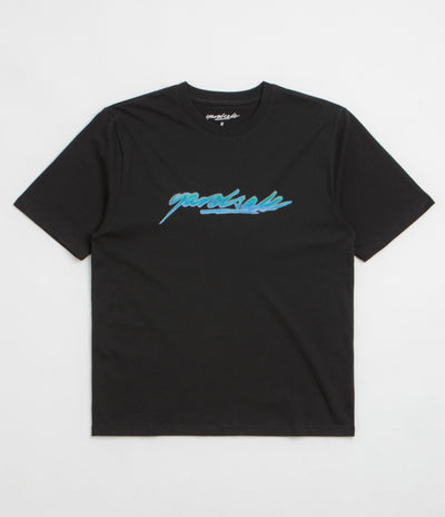 Yardsale Script Spray T-Shirt - Black
