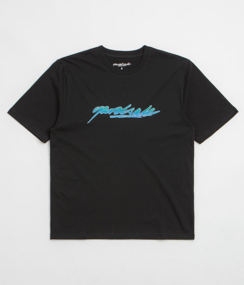 Yardsale Script Spray T-Shirt - Black
