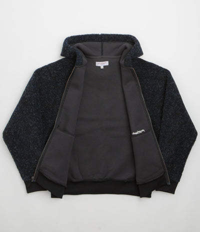 Yardsale Sherpa Fleece Hoodie in Blue