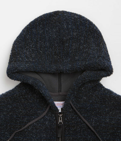 Yardsale Sherpa Fleece Hoodie in Blue