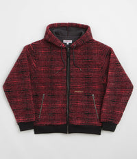 Yardsale Sherpa Fleece Hoodie in Red