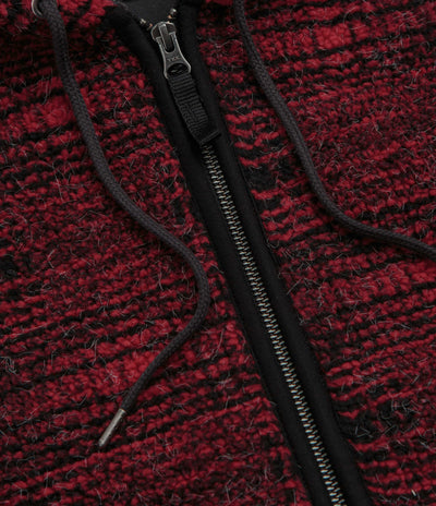 Yardsale Sherpa Fleece Hoodie in Red