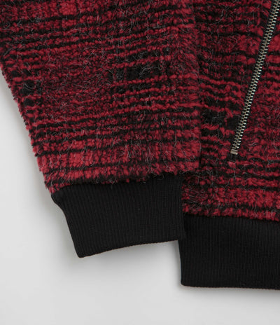 Yardsale Sherpa Fleece Hoodie in Red